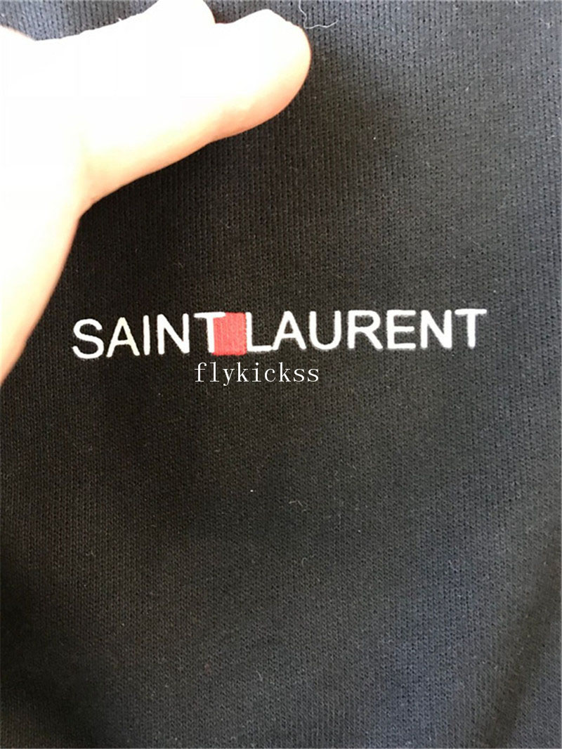 Saint Laurent Black Hoodie